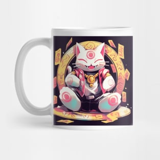 Coin Lucky Fairy Cat Mug